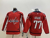 Youth Capitals 77 T.J. Oshie Red Adidas Jersey